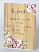 Friends Bunch of Joy Sentiment Plaque